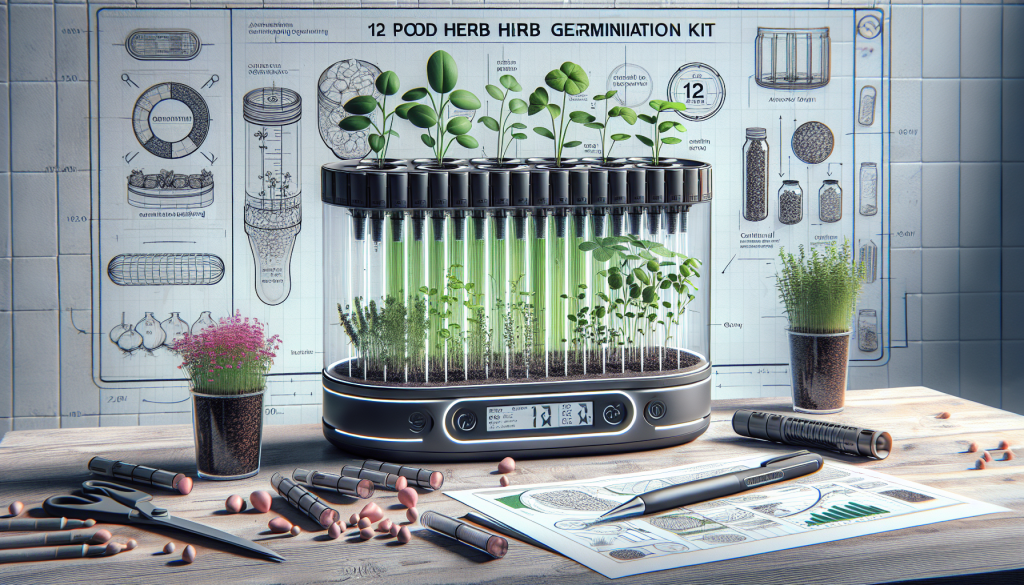 Indoor Garden Hydroponics Growing System, DUESI Upgrade 12 Pods Plant Germination Herb Kit with LED Grow Light, Hydrophonic Planter Grower Harvest Vegetable Lettuce for Hydroponic Gardeners (12 Pods)