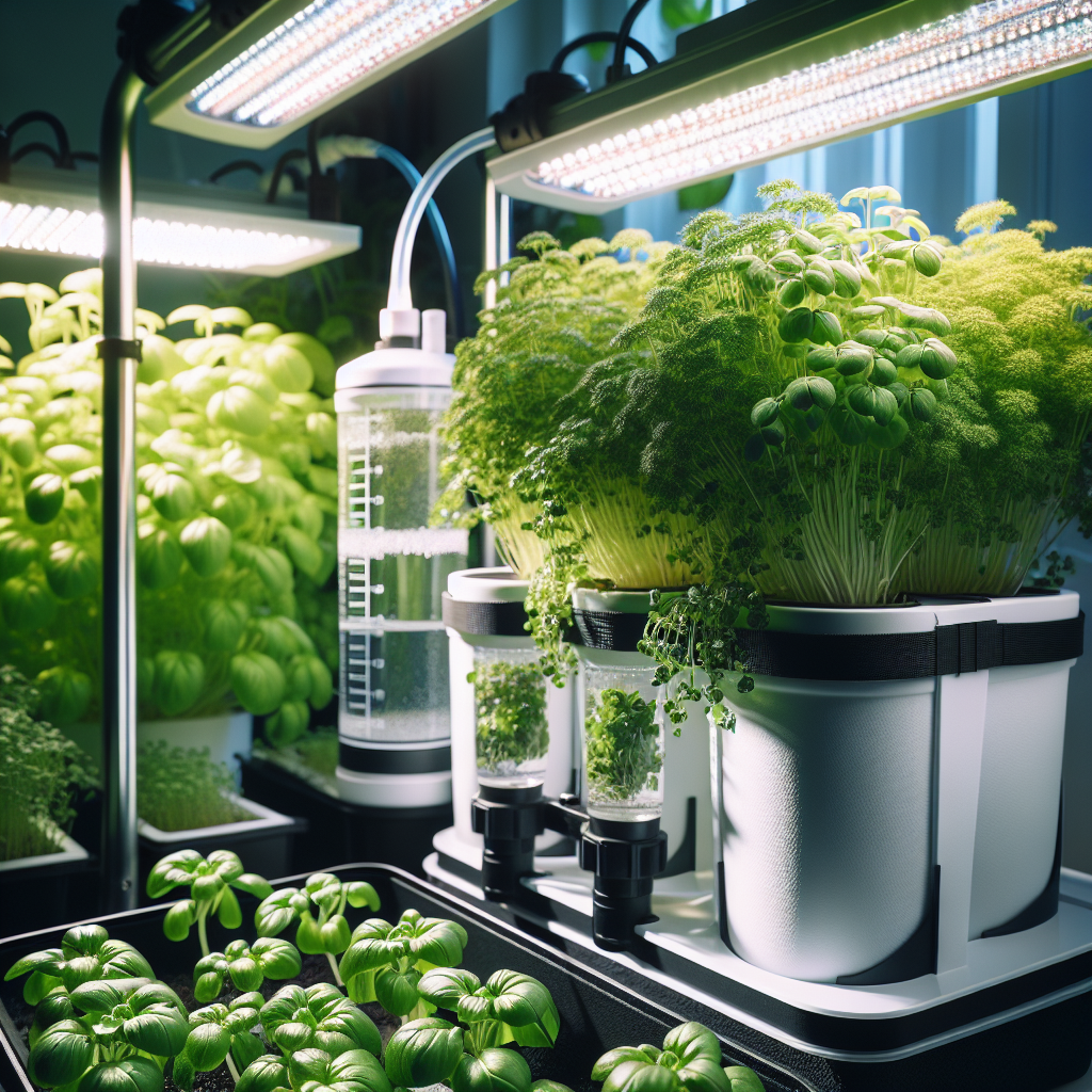 Grow Herbs Indoors with Simple Hydroponics - Hydroponic Gardening