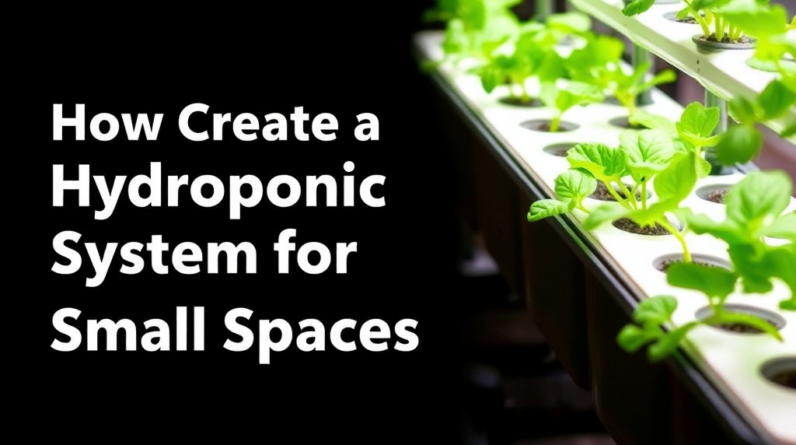 How to Create a Hydroponic System for Small Spaces: Essential Steps and Methods