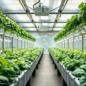 Growing Hydroponic Vegetables in Cold Rooms With Reliable Temperature Control