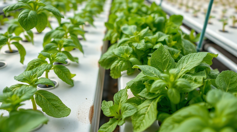 Hydroponic Crops With Different Growth Durations: A Planting Plan From Seedling to Harvest