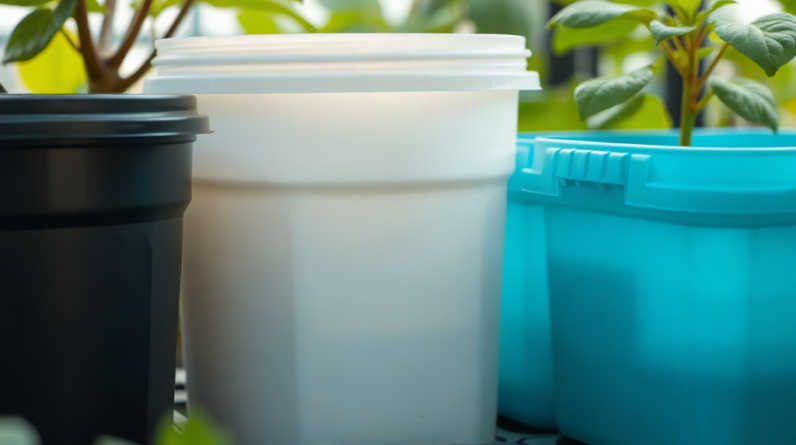 Choosing Food-Safe Containers for Hydroponics: Materials, Labels, and Reuse Mistakes