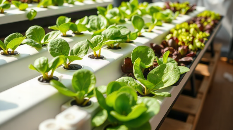 Hydroponic Gardening for Salad Greens Succession Planting With a Weekly Sowing Plan