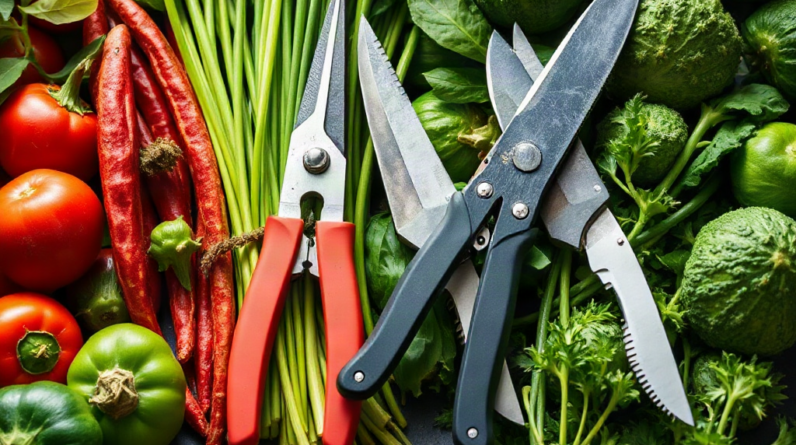 Hydroponic Vegetable Harvest Tools Compared by Crop and Cut Quality