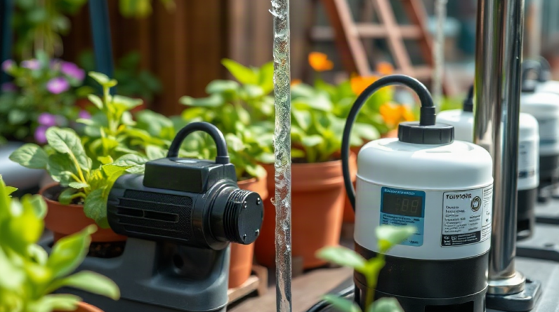 Pump Sizing for Hydroponic Container Gardens: Flow, Head Height, and Turnover Calculations