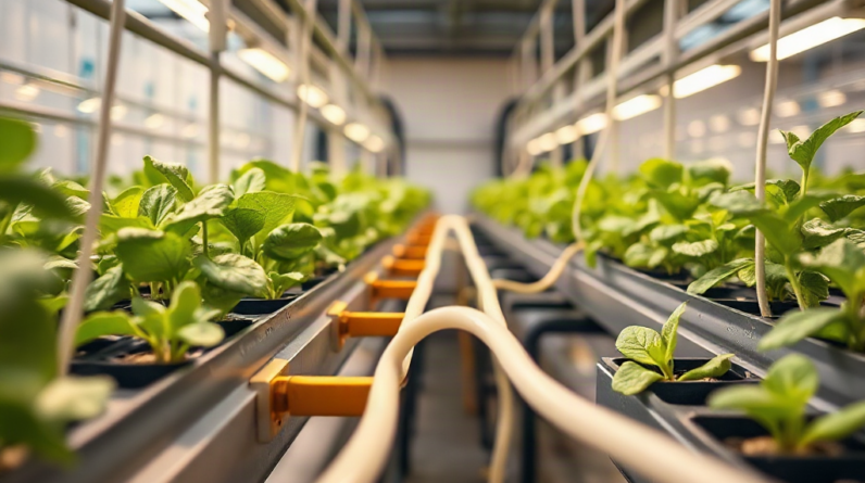 Cleanable Tubing Layout for Hydroponic Systems: Routing, Valves, and Flush Points